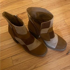 Universal Thread Olly Patchwork Faux Suede Platform Boots